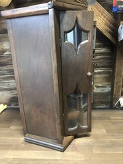 Vintage Antique Wall Display/Spice Wood Cabinet