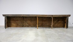 Antique Store Counter Wood Bar Kitchen Island 14ft countertop table Vintage