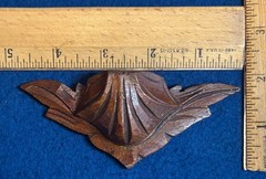 Antique Lot of 4 Wood Apothecary Cabinet Handles Drawer Pulls