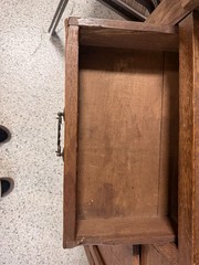 Late 1800 antique oak pie safe, a utilitarian cupboard designed for storage