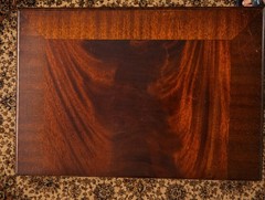 Mahogany Lamp Table Bedside Cabinet Bookcase Cupboard Pull Out Shelf