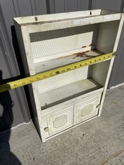 Vintage 1950’s Mid Century Metal Bathroom Kitchen Medicine Cabinet Storage NL