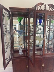 CHERRY FINISHED CHINA CABINET