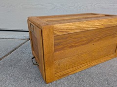Antique Globe Wernicke Oak Wood File Cabinet Drawer Box Law Transfer Case G-891