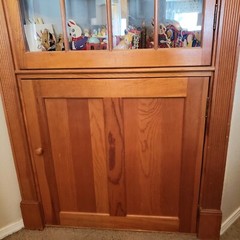 China Cabinet Corner Style Gregg & Son USA 88″ Tall Local Pickup