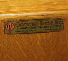 Antique Quarter Sawn Oak Card File Cabinet – Gaylord Library Furniture and Suppl