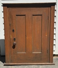 Antique Primitive Pine Cupboard Cabinet 19th C Original Farmhouse Pantry