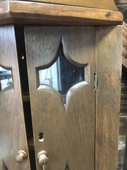 Vintage Antique Wall Display/Spice Wood Cabinet