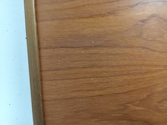 vintage Mid century Scandinavian style teak wood messing medicine apothecary cab