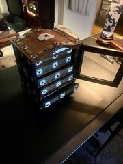 Antique Cabinet Box Desktop Cabinet