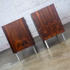Scandinavian Mod Rosewood Cabinets Rud Thygesen & Johnny Sorensen for HG a Pair