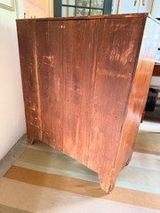 19th Century New England Butternut Blanket Press or Linen Cupboard