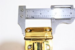 Hoosier Hinge for Wilson Sellers Napanee Cabinet 3/8 Offset Brass Pair