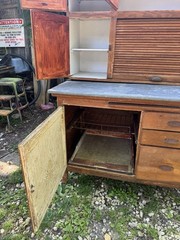 Antique Hooser Cabinet Kitchen Cabinet 67”x40”x24” Local Pick Up