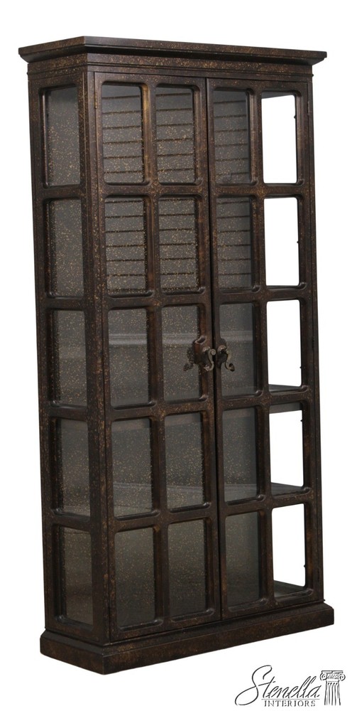 F73459: DREXEL ET CETERA Mid Century Modern Glass Display Cabinet