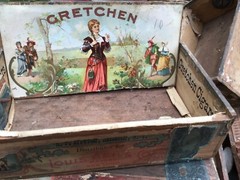 Bison Mfg Co Ltl Valley ny & Catt Cnty Cigar Boxes Antique Cabinet Drawers