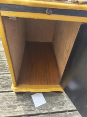 Upcycled Seller Refurb. Alchemy Cabinet , Gemstones, Egyptian Symbols, Mona Lisa