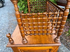 SUPERB Antique “Stick & Ball” American Small Cabinet IN MINT CONDITION.