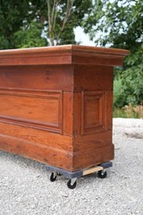 Antique Store Counter Wood Bar Kitchen Island industrial loft vintage tabletop