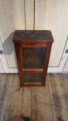 Antique Shop/Table Top Display Cabinet with Glass Front.