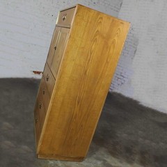 Modern Campaign Style Oak Gentlemen’s Chest by Founders Furniture Patterns 35