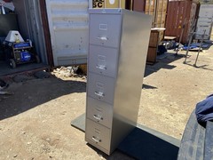 Vintage Allsteel Industrial Metal File Cabinet