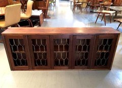Rare and Early Walnut Wall Hanging Cabinet by Paul Evans and Phillip Powell