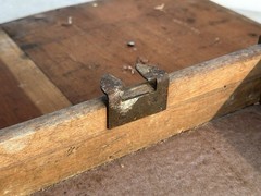 Antique Oak Sellers Cabinet DRAWER hoosier style cupboard Chippy Paint *A*