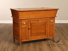Antique American Country Pine Dry Sink Wash Stand