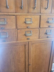 Yawman and Erby Oak Antique Cabinet