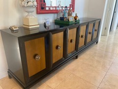 Renzo Rutili forJohnson Furniture 1950s Hollywood Regency Credenza