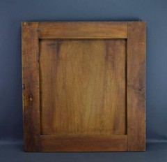 French Antique Gothic Hand Carved Wood Cupboard Door 19th