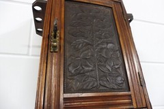 Antique wooden wall cabinet hanging cabinet vintage