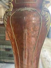 EARLY 19TH CENTURY FRENCH LOUIE XVI BAROQUE ROCOCO STYLE PEDESTAL/COLUME IN MAHO