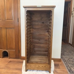 Rare Hamilton Mfg Co Letter Board Typesetter Cabinet Two Rivers WI c. 1893-1917