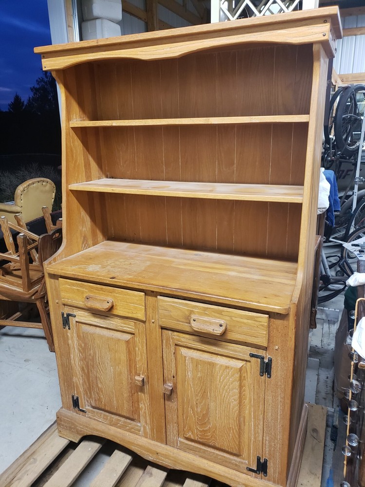 Vintage Brandt Ranch Oak Cupboard – Original finish, 1950’s