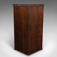 Antique Corner Cabinet, English, Bow Front, Wall Cupboard, Georgian, Circa 1780