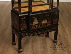 Chinoiserie Lacquered Display Cabinet