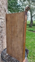 Elegant Georgian Hanging Corner Cabinet/Cupboard With Mahogany Banding
