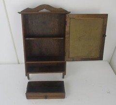 Kitchen Medicine Apothecary Wood Apothecary Bathroom Cabinet Wall Hanging Count