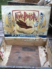 Bison Mfg Co Ltl Valley ny & Catt Cnty Cigar Boxes Antique Cabinet Drawers