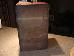 Antique Single Drawer Quarter Sawn Oak Library File Cabinet Dovetailed Quality