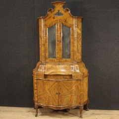 Venetian trumeau wood mirrors furniture sideboard 20th century writing cabinet