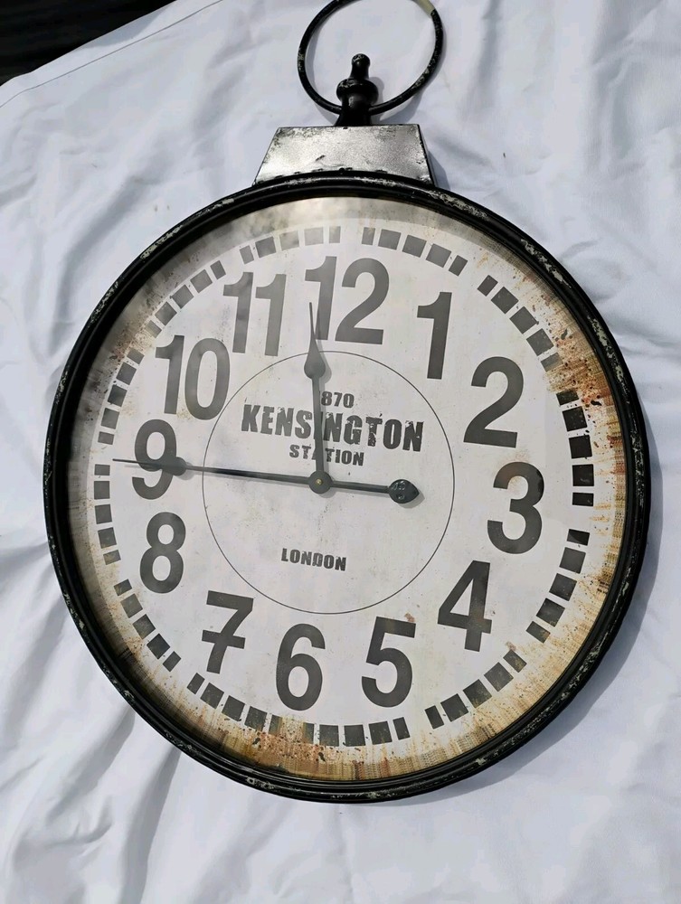 24″ Guaranteed Works 1890 Kinsington Station Subway London Quickly Shipped 💯