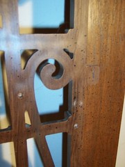 Vintage Faux Iron Gate Grape Clusters Wine Cabinet Door Only Wall Art Salvage