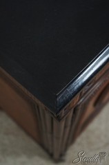 72451: Pair Of THOMASVILLE Ernest Hemingway Rattan & Stone Cabinets