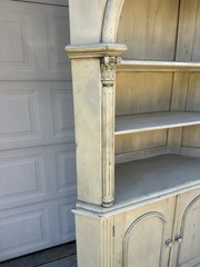 Large Rustic Wood Corner Hutch Cabinet Reclaimed Pallet Wood Local Pickup