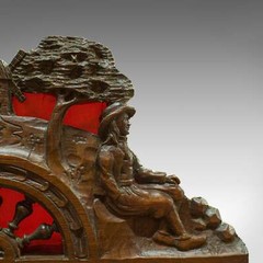 Antique Carved Breton Buffet Cabinet, French, Sideboard, Oak, Circa 1880