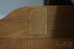 72383: JOHN WIDDICOMB Vintage Walnut Gothic Design Breakfront Display Bookcase
