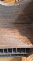Antique Colonial Mail/CD Solid Wood Rack 40 Slots 3 Peg “RARE” 26H X 24W X 6.5D